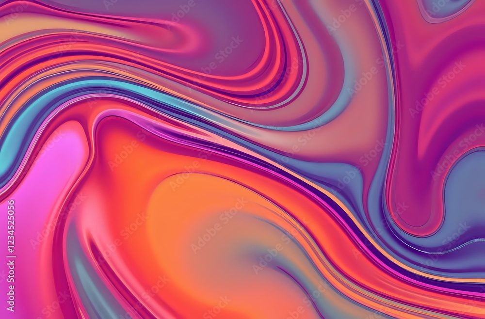 Vibrant Liquid Flow Abstract Art Wallpaper Vibrant Liquid Flow Abstract Art Wallpaper