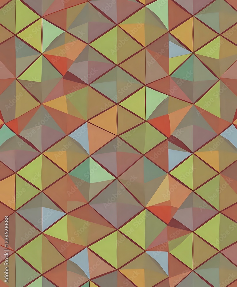 Fototapeta premium Vibrant Geometric Abstract Wallpaper Design