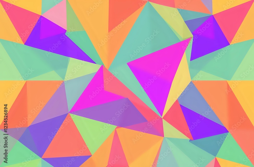 Abstract Geometric Design with Vibrant Colors Abstract Geometric Design with Vibrant Colors