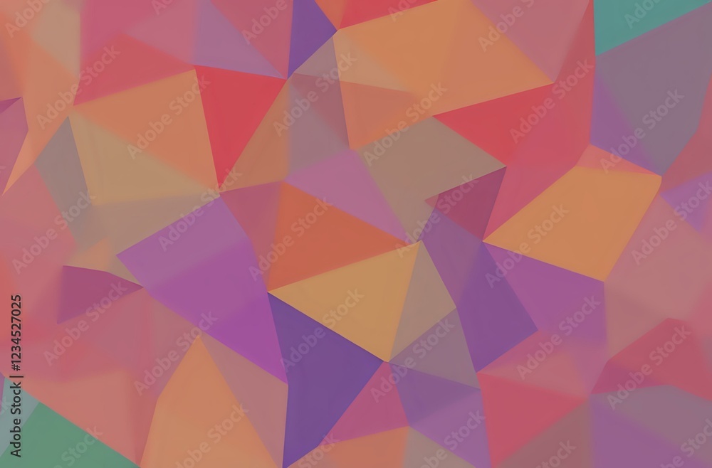 Obraz premium Vibrant Geometric Abstract Design | Modern Art Pattern