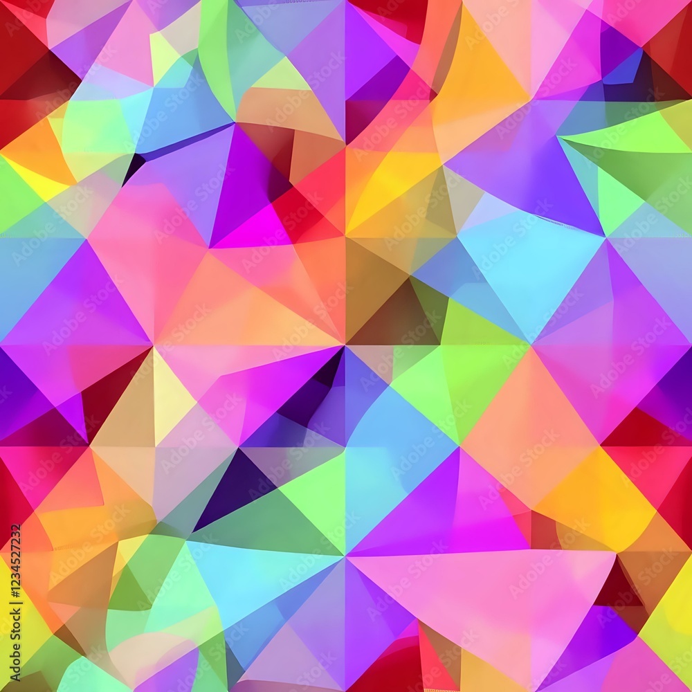 Fototapeta premium Abstract Geometric Design with Sharp Triangles