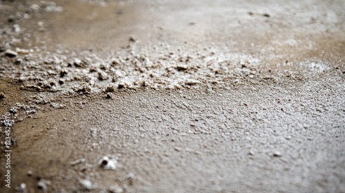 Wallpaper Mural Dusty workshop floor, sawdust closeup, blurred background, texture Torontodigital.ca