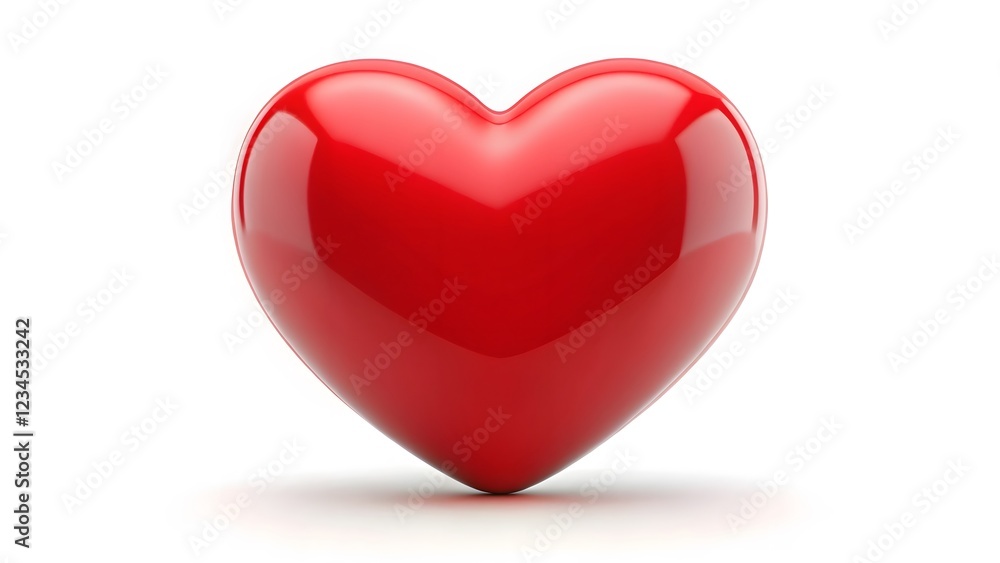 Fototapeta premium Red Heart Shape