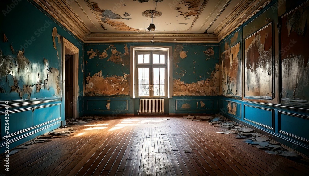 interior of a house in need of repair
