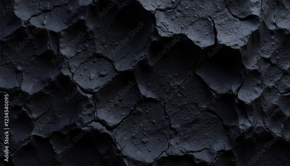 Cracked volcanic rock surface with dark texture
Cracked volcanic rock surface with dark texture