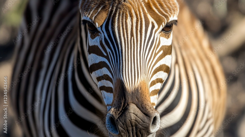 The stripes of a zebra are like fingerprints --no two are ever the same. 