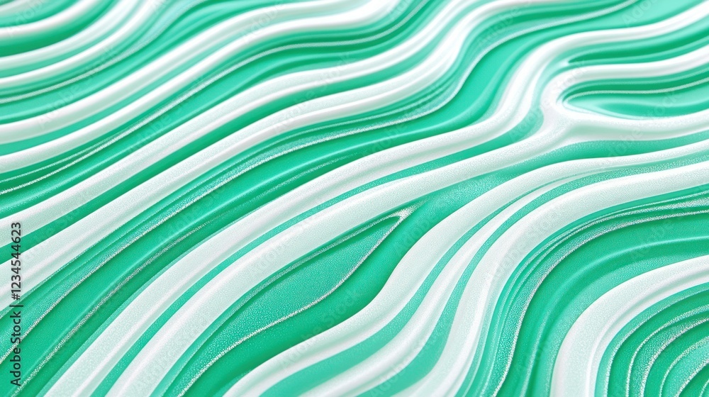 Abstract green white wave texture background design Abstract green white wave texture background design