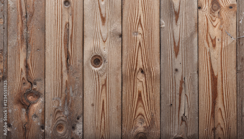 Fototapeta premium Vertical wooden planks with natural grain patterns