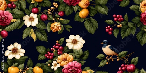 Floral Symphony: A vibrant ...
