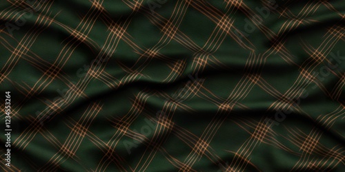 Emerald Plaid Texture: A cl...