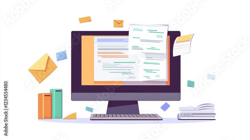 Digital Electronic Bill And Accountant E Invoice, 