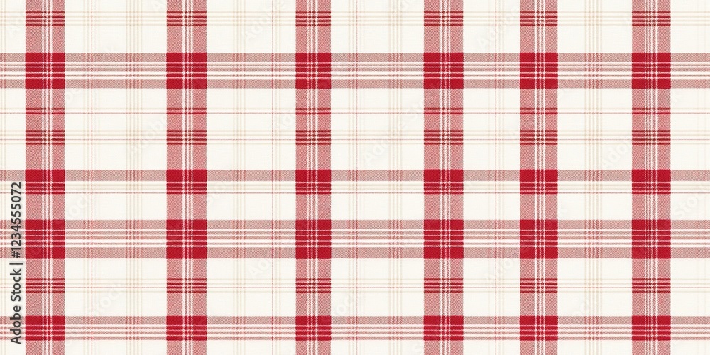 Red and White Plaid Texture: A classic and timeless pattern with crisp, clean lines, showcasing a seamless blend of red and white stripes. This high-resolution texture is ideal for web design. Red and White Plaid Texture: A classic and timeless pattern with crisp, clean lines, showcasing a seamless blend of red and white stripes. This high-resolution texture is ideal for web design.