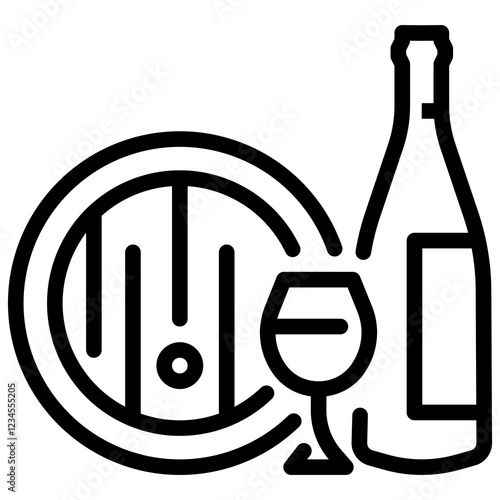 Wine Cask Icon