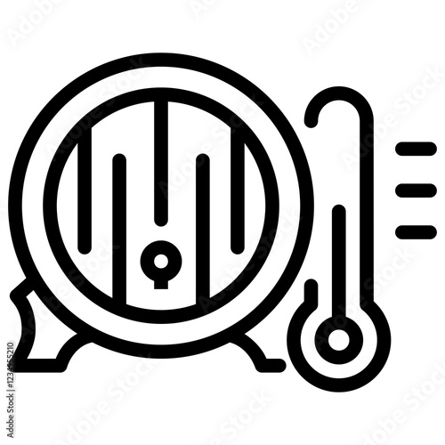 Wine Ideal Temperature Icon