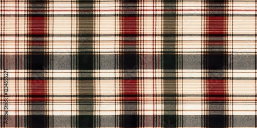 Red, Black, and Cream Plaid...