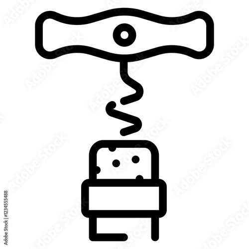 Opening Corkscrew Icon