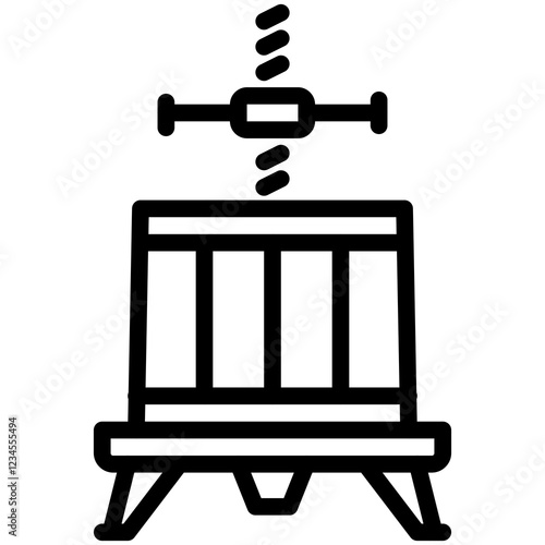 Wine Press Icon