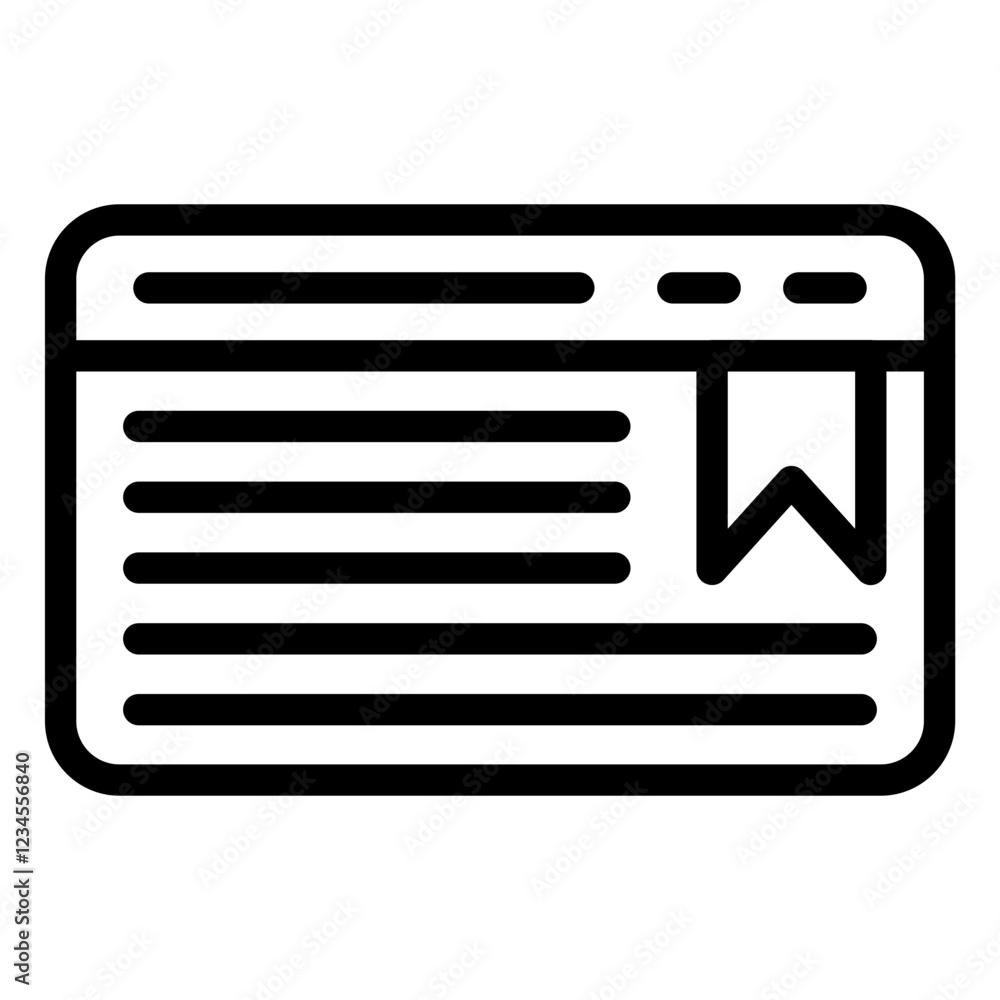 Bookmark Page Icon