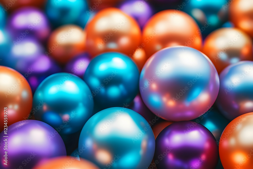 Colorful shiny spheres background texture Colorful shiny spheres background texture