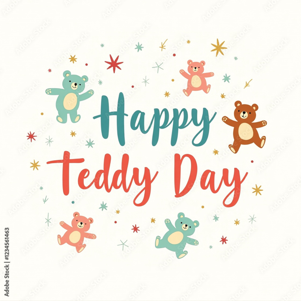 Obraz premium Happy Teddy Day