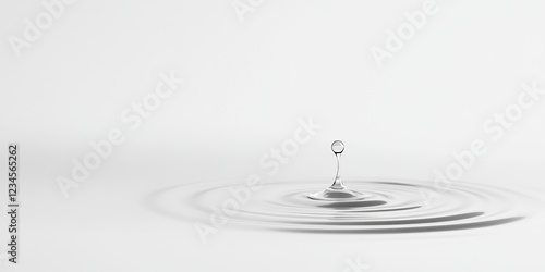 Water Drop Ripple: A single...