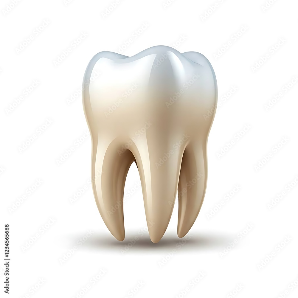 tooth on white background tooth on white background