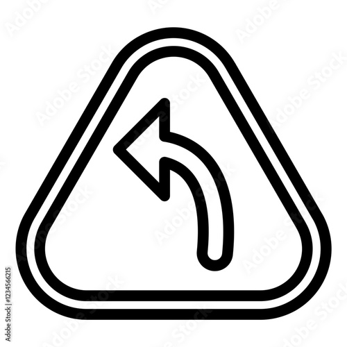 Turn Left Icon