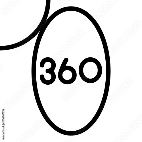 360 Degrees Icon