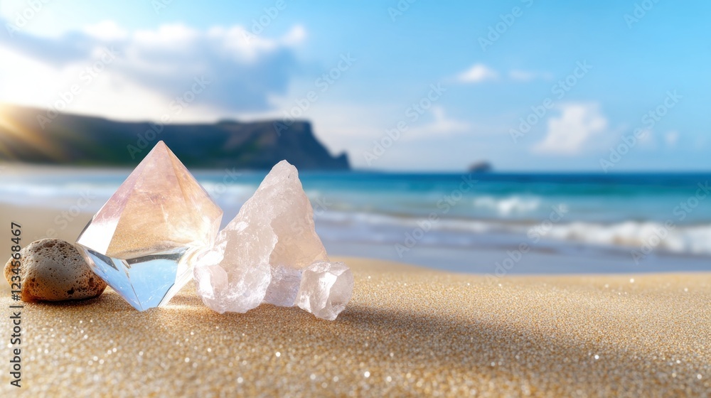 Discover Online Learning Resources A comprehensive virtual learning hub filled with video tutorials, study guides, and interactive modules, reflecting the crystal clarity and serene atmosphere found