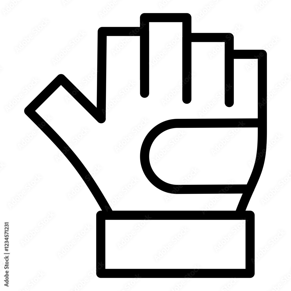 Cycling Gloves Icon Cycling Gloves Icon