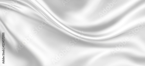 Ethereal Flow: A soft, flowing fabric cascades in elegant folds, creating a sense of luxury and serenity. The folds create captivating shadows and highlights.