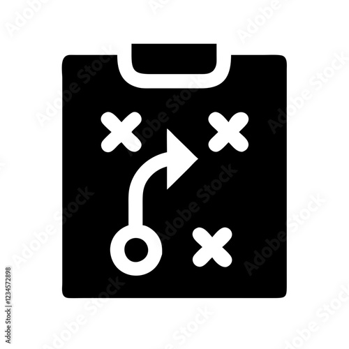 tactical plan icon design