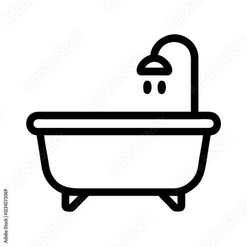 illustration of a bath tub with foam and soap