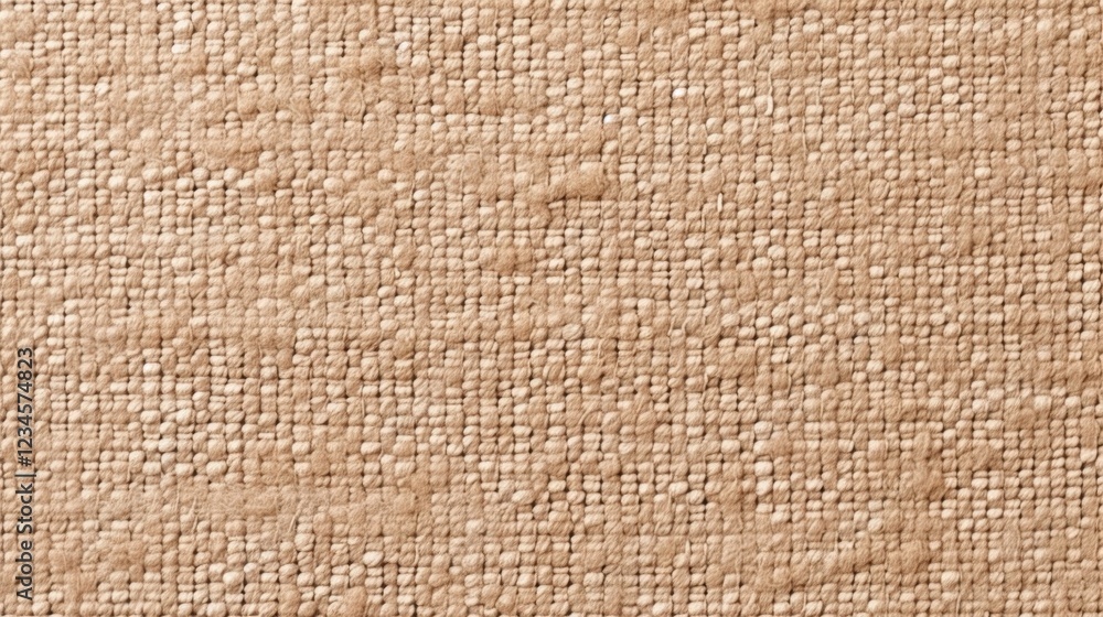 Close-Up of Woven Canvas Fabric Texture in Soft Beige Color with Subtle Pattern and Detailed Fiber Structure for Background Use Close-Up of Woven Canvas Fabric Texture in Soft Beige Color with Subtle Pattern and Detailed Fiber Structure for Background Use