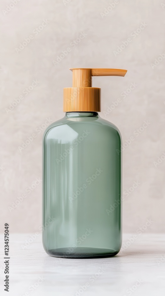 Stylish and Eco-Friendly Refillable Glass Bottle with Bamboo Pump Dispenser for Sustainable Personal Care Packaging Solutions Stylish and Eco-Friendly Refillable Glass Bottle with Bamboo Pump Dispenser for Sustainable Personal Care Packaging Solutions