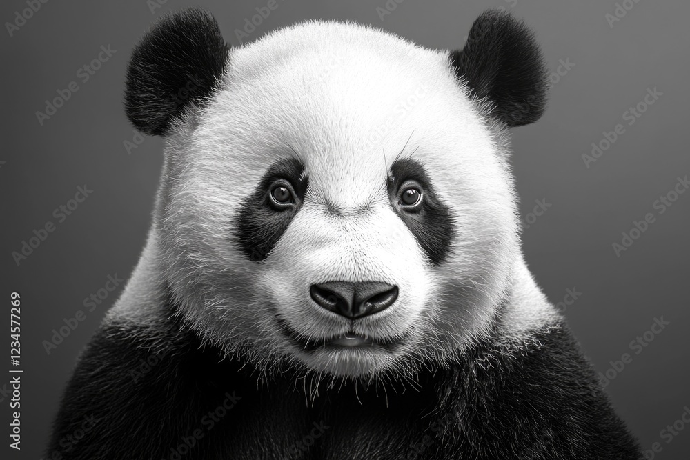 Fototapeta premium Black and White Panda Bear