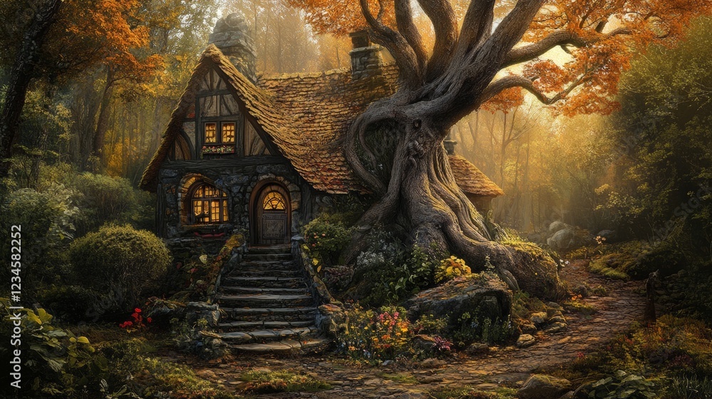 Fototapeta premium A home is not just walls and a roof; itâ€™s where memories take root. 