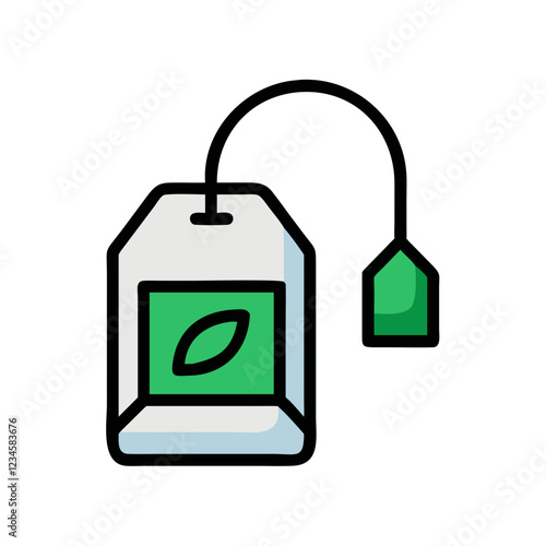 tea bag icon design