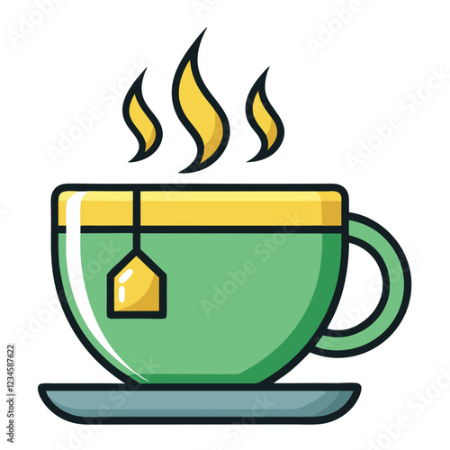 tea cup icon design