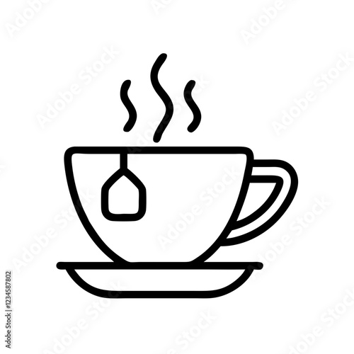 tea cup icon design