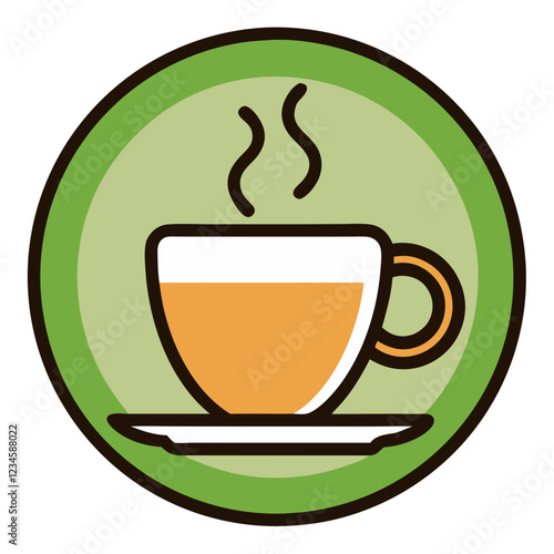 tea cup icon design