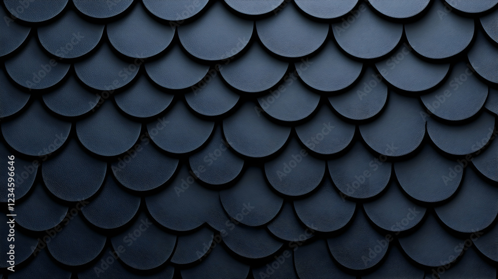 Dark blue scale pattern texture; abstract background for design Dark blue scale pattern texture; abstract background for design
