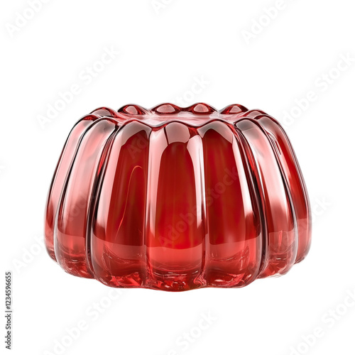 3D red jelly 
