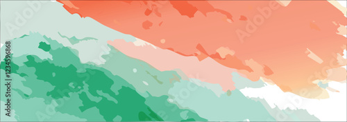 Abstract watercolor background vector illustration. Simple modern design wallpaper