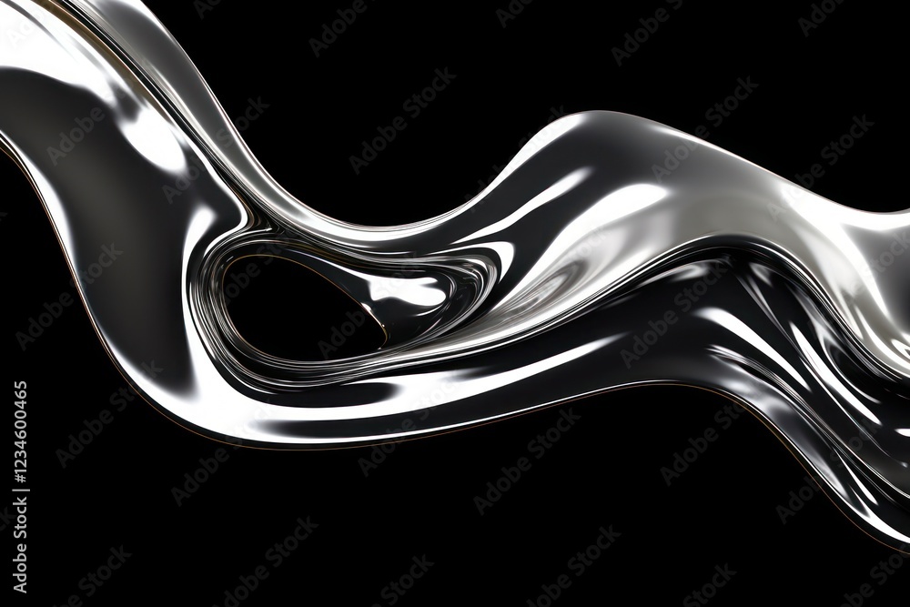 Obraz premium Splash abstract shape futuristic background liquid.