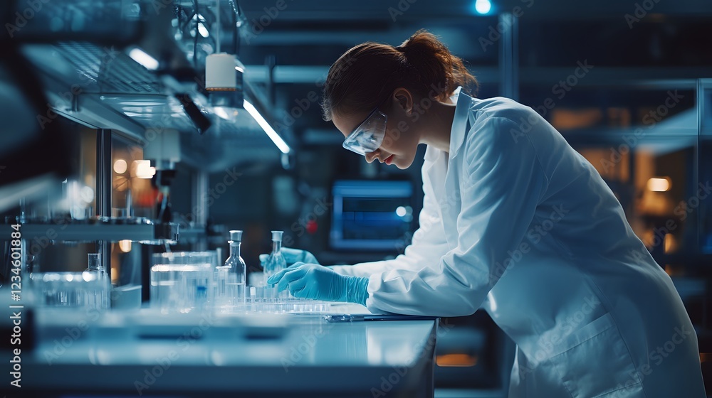 Obraz premium scientist in laboratory