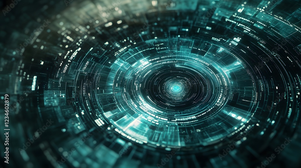 Fototapeta premium abstract background with circles