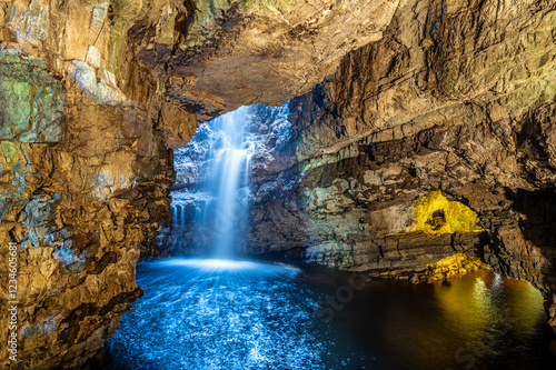 Cave waterfall