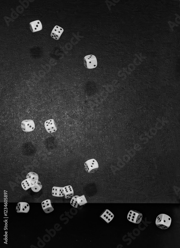 Falling dice