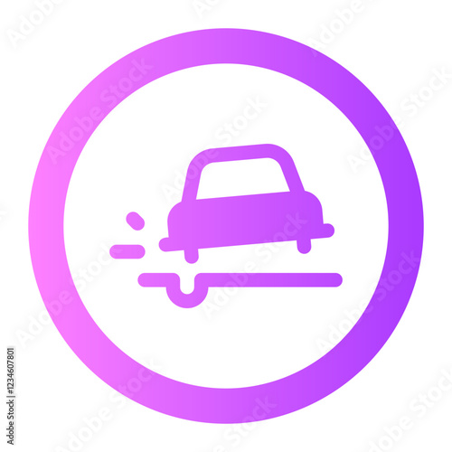 pothole gradient icon